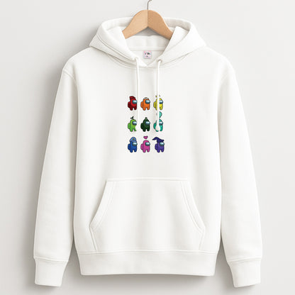 Among Gaming characters Unisex Hoodie