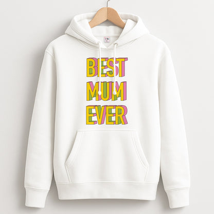 Geometric Best Mum Ever Unisex Hoodie