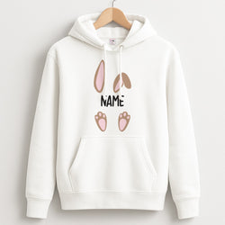 Brown Bunny Personalised Unisex Hoodie