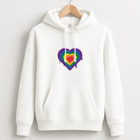 Dripped heart - Pride Hoodie