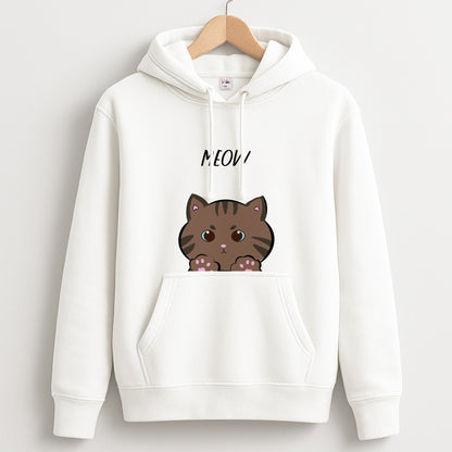 Meow Purple - Cats Unisex Hoodie
