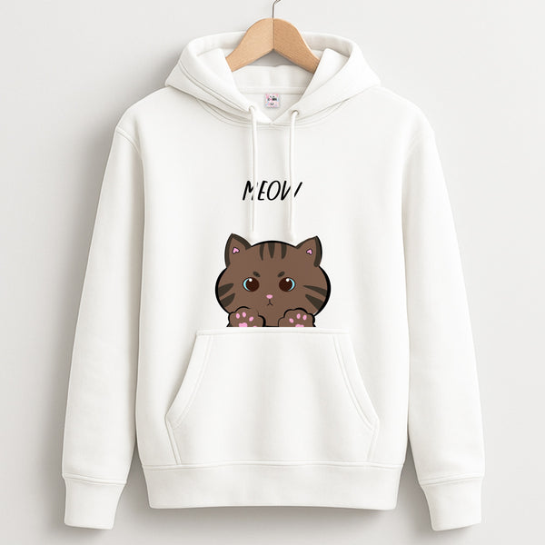 Meow Purple - Cats Unisex Hoodie