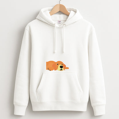 Laying and chilling - Dog Patterns Unisex Hoodie