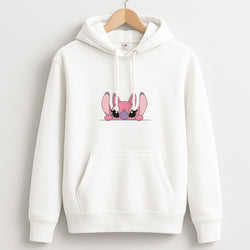 Angel Leaning - Pink Alien Unisex Hoodie