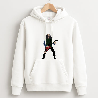 Eddie Munson Playing Guitar Unisex Hoodie
