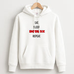 Eat, sleep, repeat Unisex Hoodie
