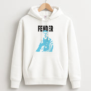 Fender Silhouette Blue Hoodie 1
