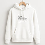 It Girl - Clean Girl Aesthetic Unisex Hoodie