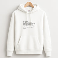 It Girl - Clean Girl Aesthetic Hoodie