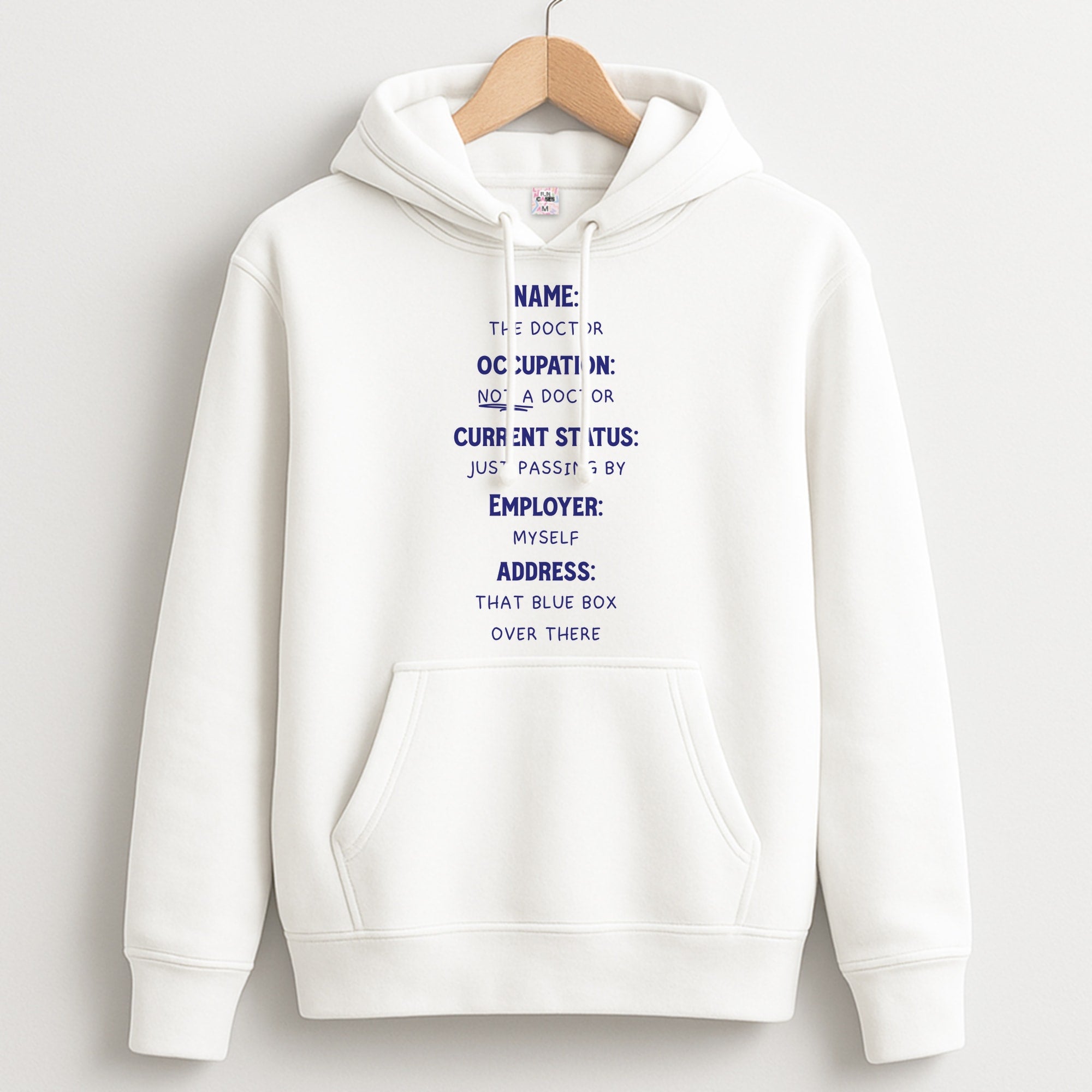 Name And Occupation - Doctor Who Hoodie