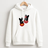 Mouse Peeps Pattern Hoodie