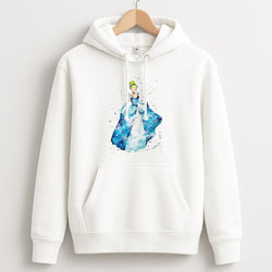 Watercolour Cinderella Fairytale Hoodie