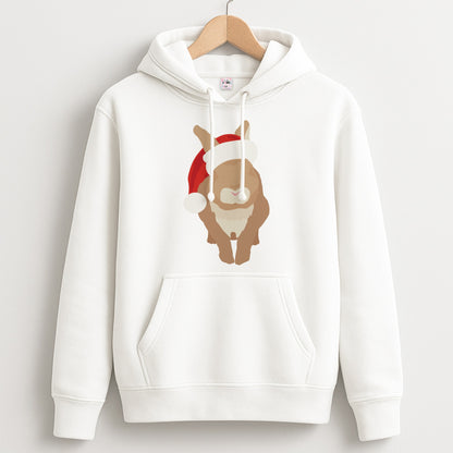 Rabbit Christmas Ears Unisex Hoodie