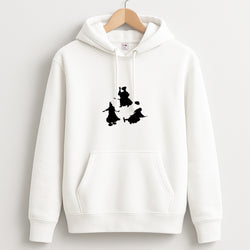 Witches Outline - Hocus Halloween Unisex Hoodie