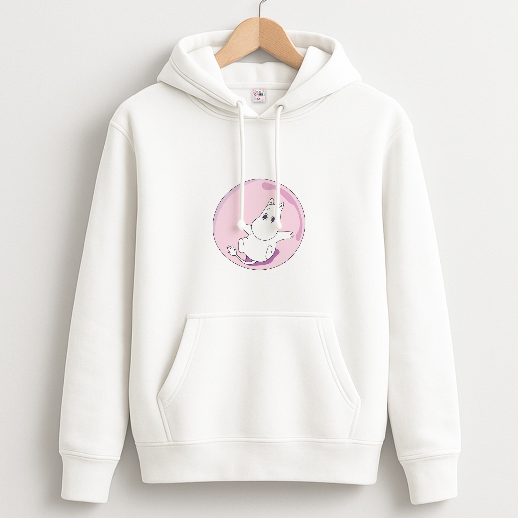 Moomin In A Pink Bubble  Unisex Hoodie