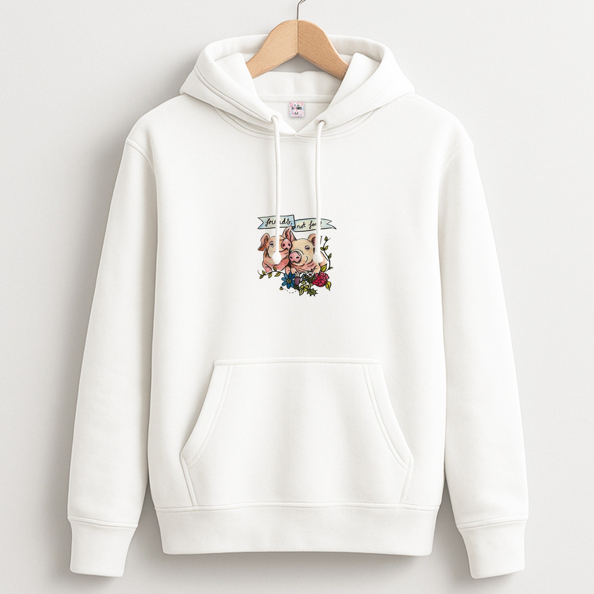 Friends Not Food - Vegan Unisex Hoodie