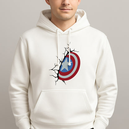 Shield Break Unisex Hooded Pullover