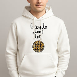 Friends Don't Lie Waffle Hoodie