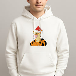 Tiger Pattern Christmas Hoodie