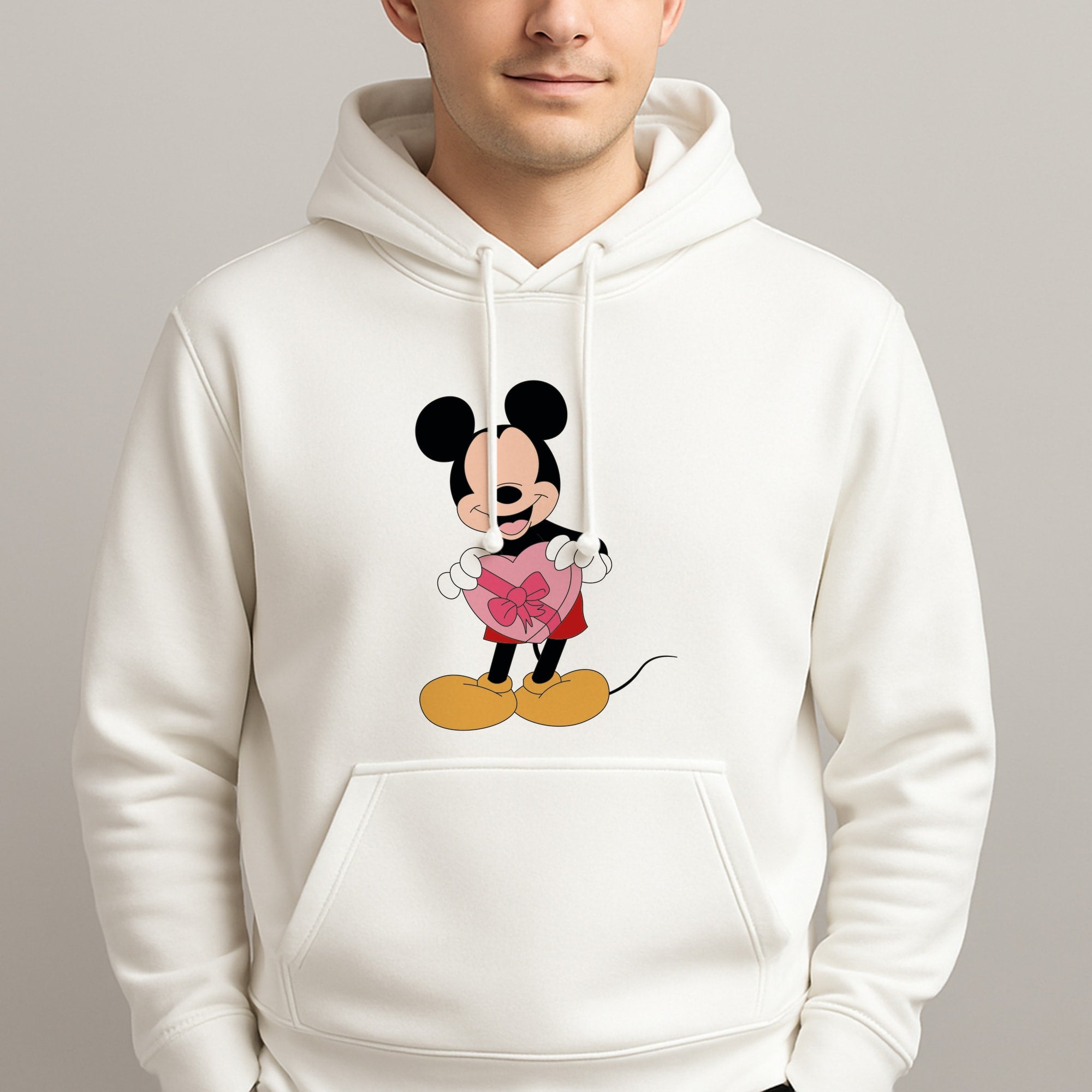 Mickey's Gift Valentine's Unisex Hooded Pullover