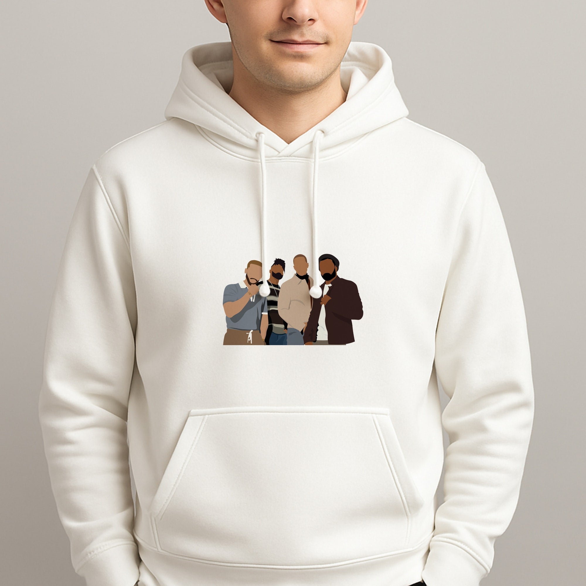 JLS Members Inspired Unisex Hooded Pullover
