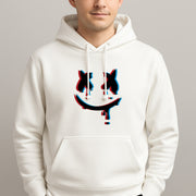 Blue Blur - White Helmet DJ Hoodie 4