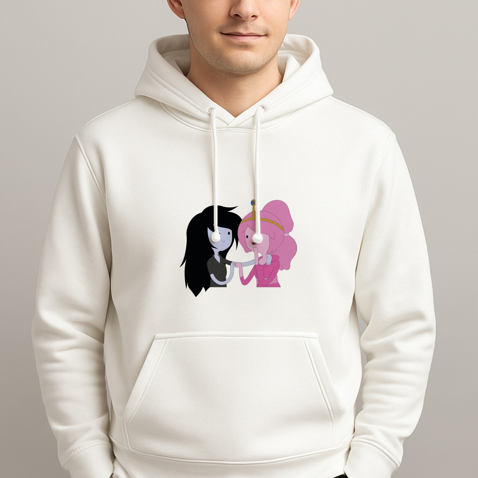 Marceline And Bubblegum Unisex Hooded Pullover