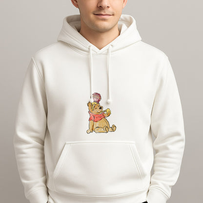 Winnie Sketch Unisex Hooded Pullover