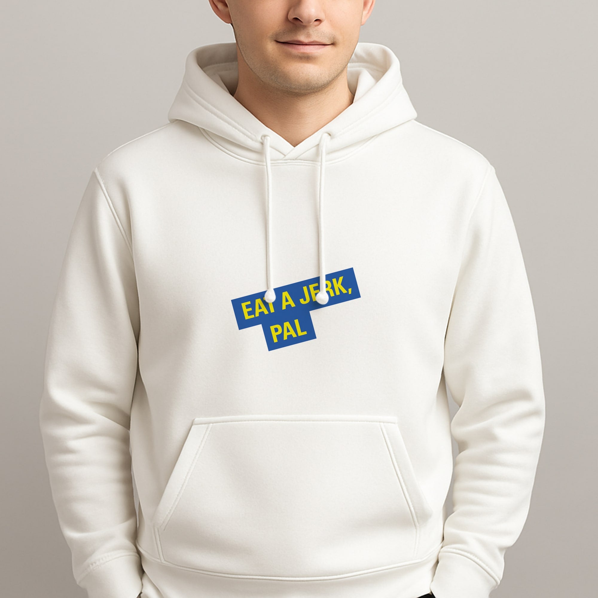 Eat A jerk, Pal - B99 Unisex Hooded Pullover