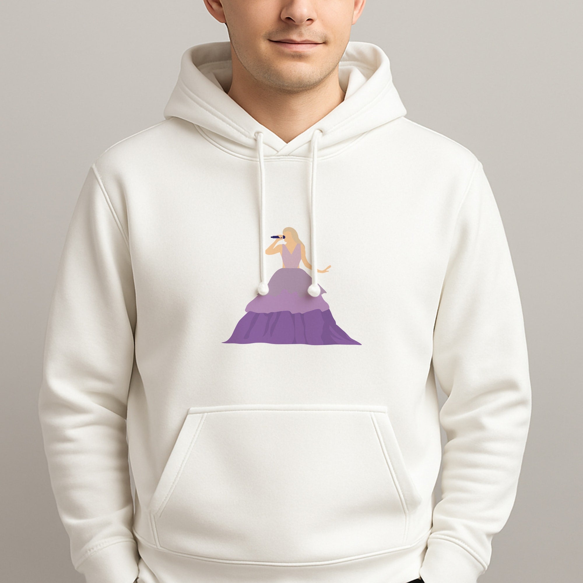 Purple Dress - Taylor Unisex Hooded Pullover