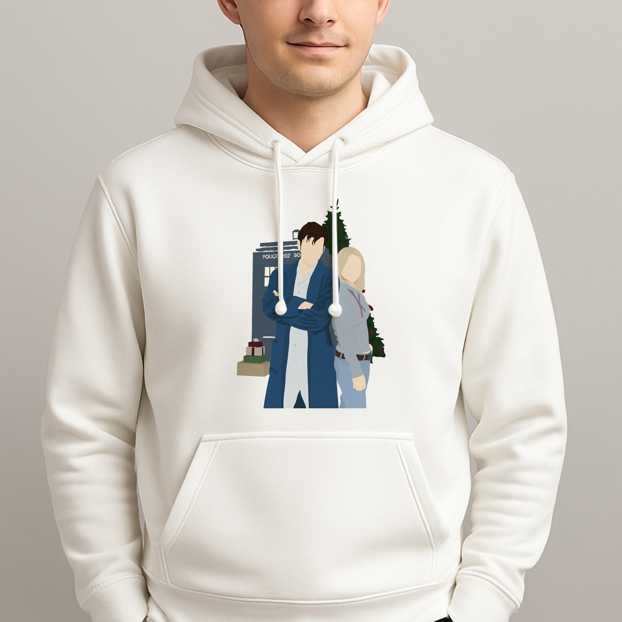 Rose And The Doctor Unisex Hooded Pullover