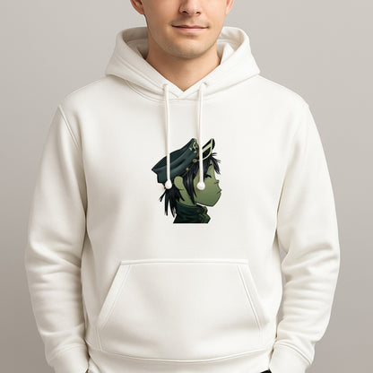 Green 2d Unisex Hooded Pullover