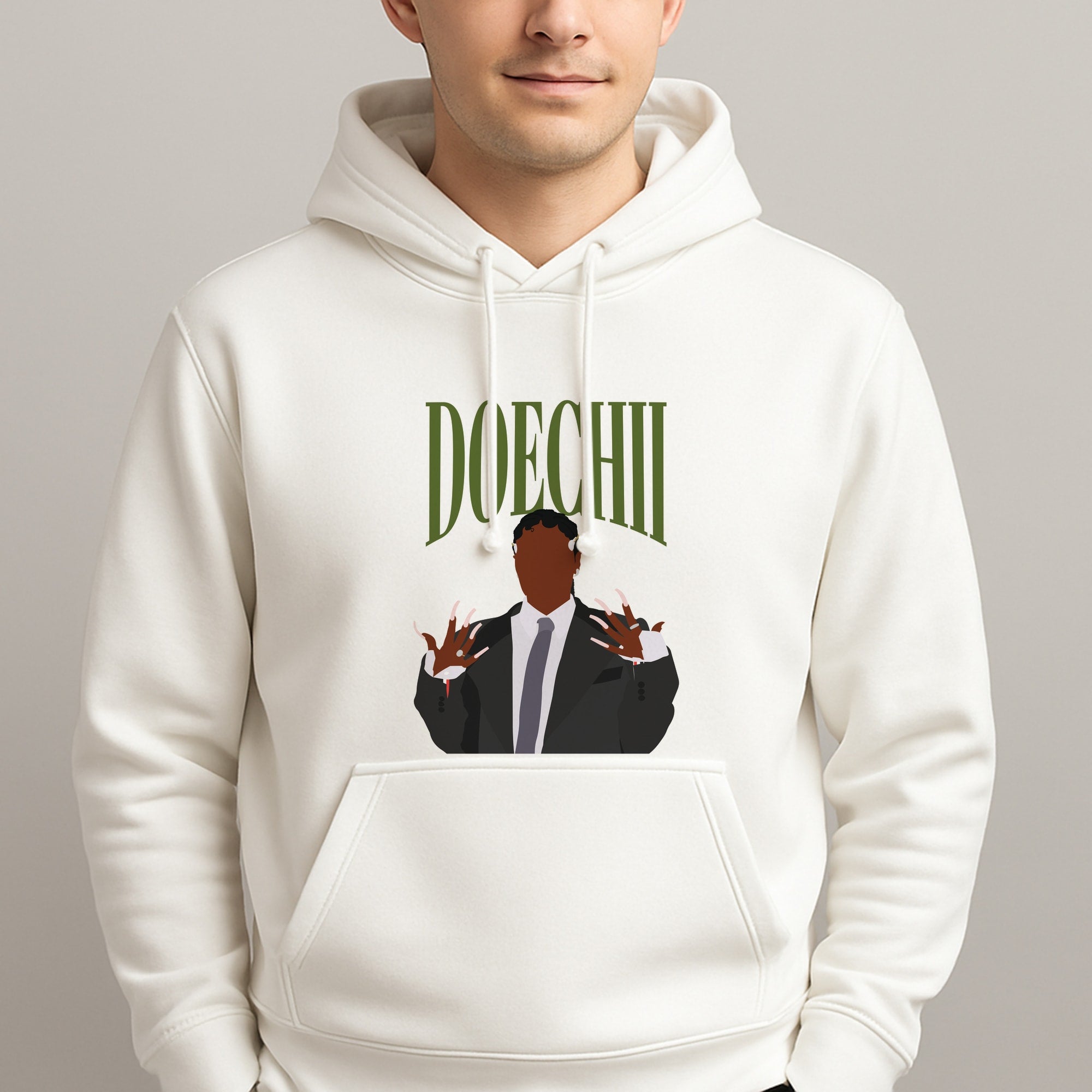 Rapper In Suit Unisex Hooded Pullover