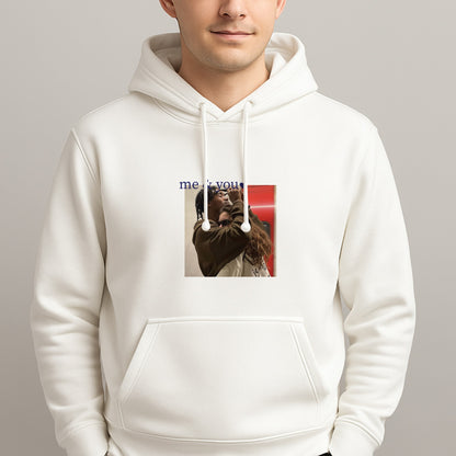 Me And You - Personalised Couples Unisex Hooded Pullover