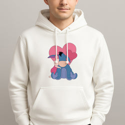 Donkey and Pig Valentine's Hoodie