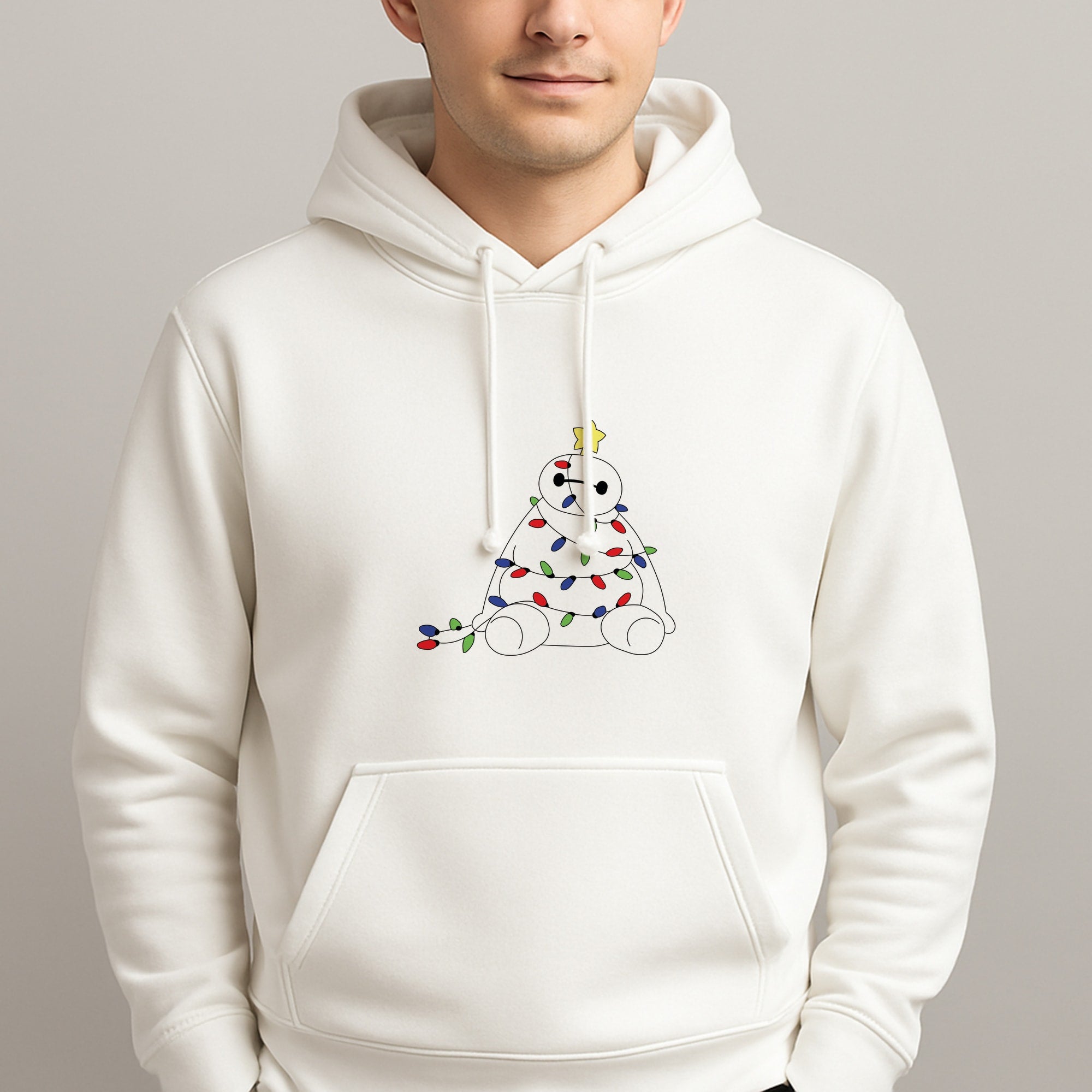 Baymax Christmas Unisex Hooded Pullover