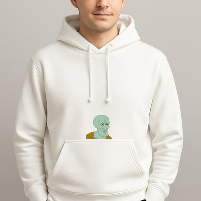 Muscly Squidward Unisex Hooded Pullover