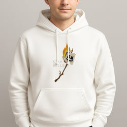 Stay Mello White Helmet DJw - White Helmet DJ Hoodie
