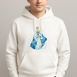 Watercolour Cinderella Fairytale Hoodie