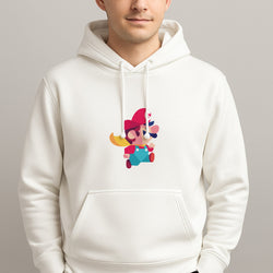 Running Mario - Mario Unisex Hooded Pullover
