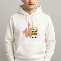 Patrick And Sponge Hoodie