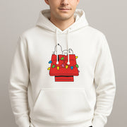 Cartoon Beagle Fairylights Hoodie 4