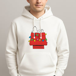 Cartoon Beagle Fairylights Hoodie