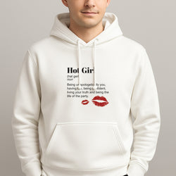 Hot Girl Dictionary Definition Unisex Hooded Pullover