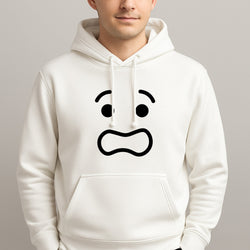 Brick Face Worried Unisex Hooded Pullover
