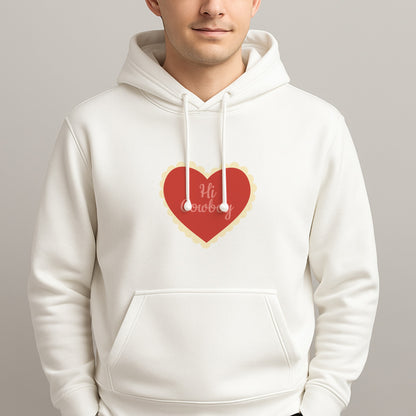 Hi Cowboy - Western  Unisex Hooded Pullover