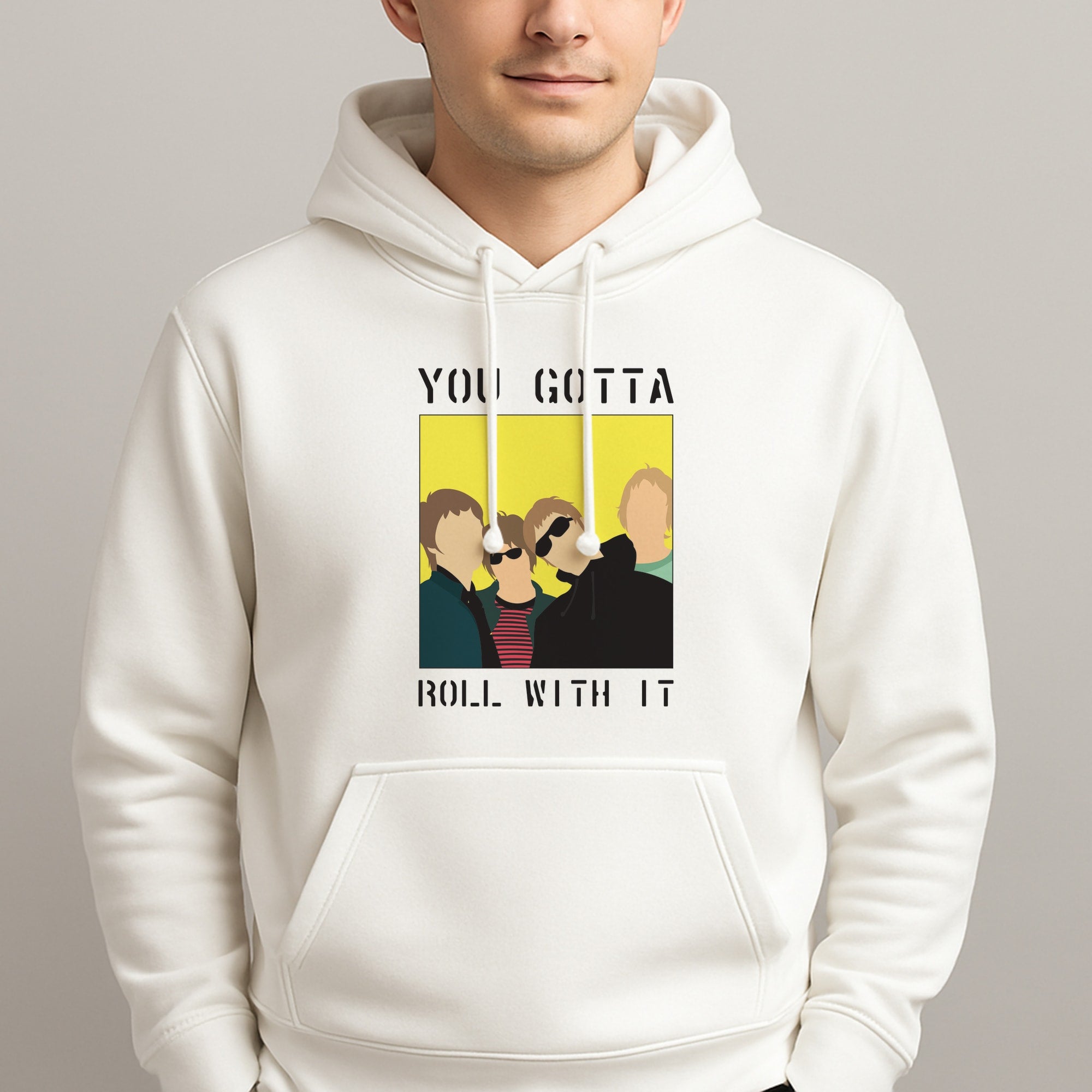You Gotta Roll With It Unisex Hooded Pullover