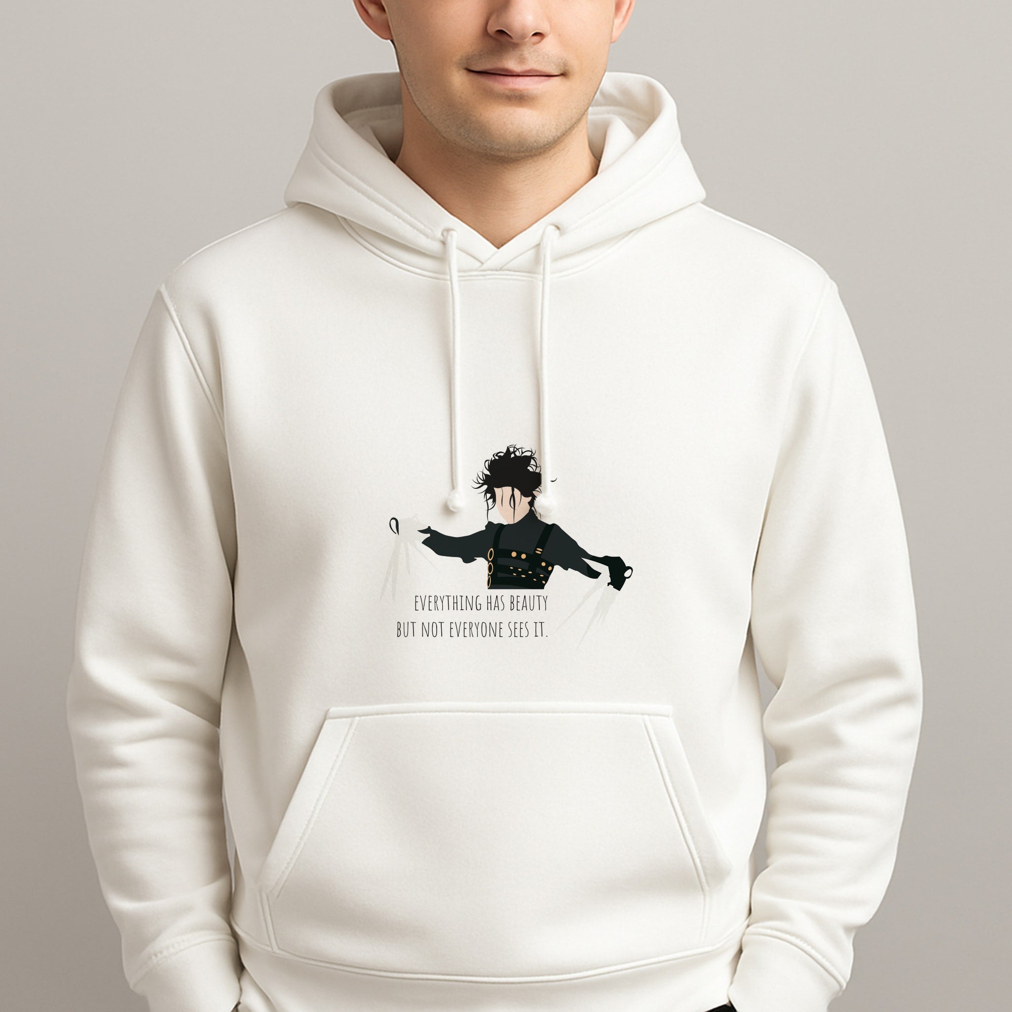 Everything Has Beauty - Scissorhands Unisex Hooded Pullover