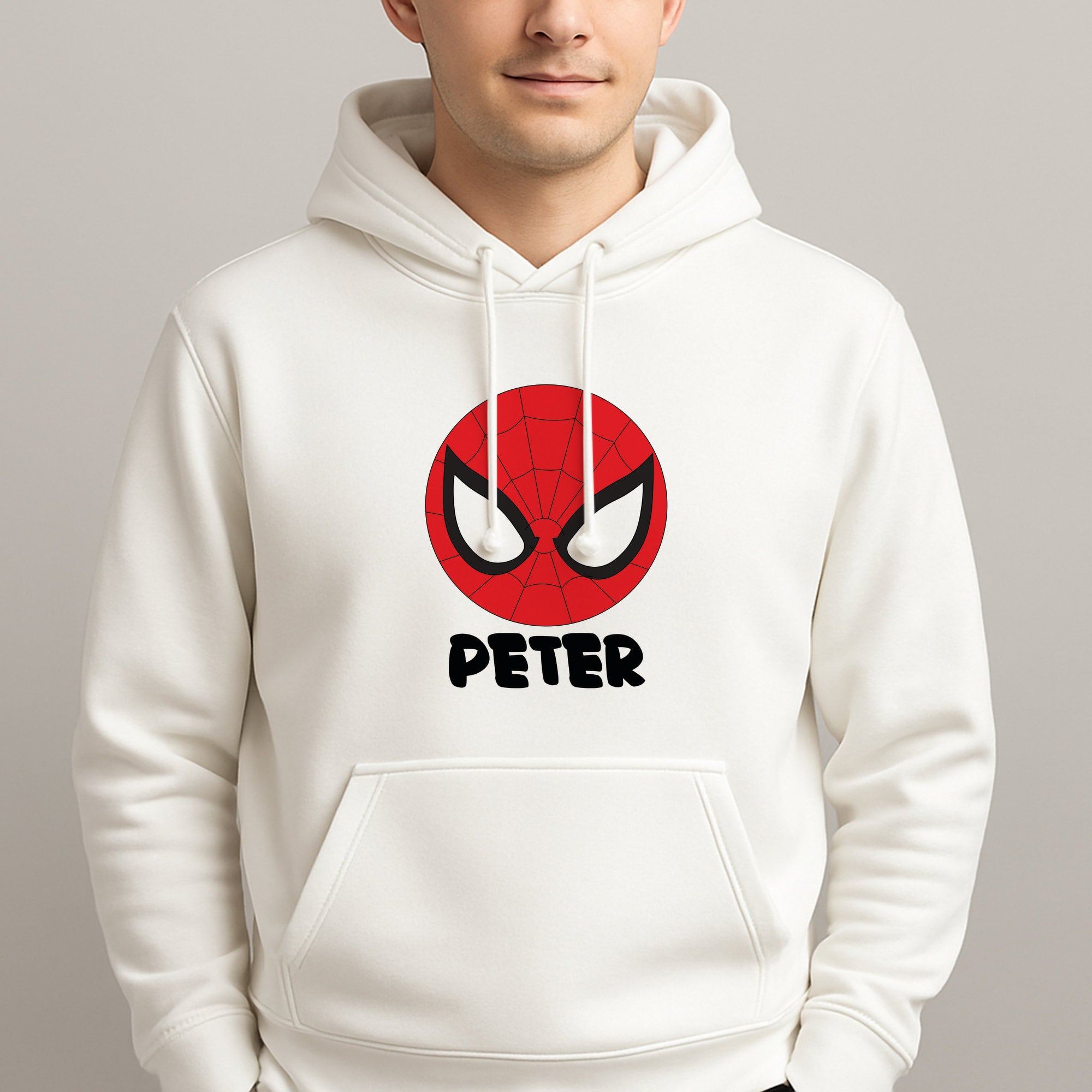 SpiderMan - Personalised Superhero Comic Unisex Hooded Pullover