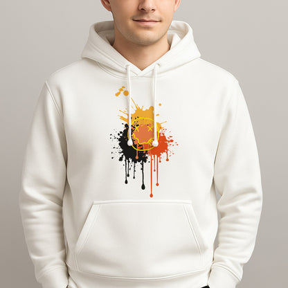 Orange Graffiti - Skate Aesthetic  Unisex Hooded Pullover